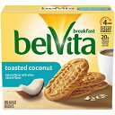 belVita トーストココナッツブレックファストビスケット 5 パック (1 パックあたりビスケット 4 枚) NABISCO BELVITA belVita Toasted Coconut Breakfast Biscuits, 5 Packs (4 Biscuits Per Pack)
