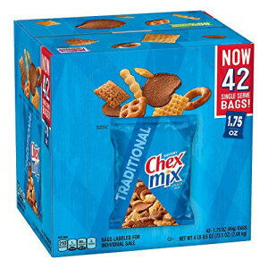 品種、トラディショナル、1.75 オンスパック、42/カートン Chex Mix Varieties, Traditional, 1.75 oz Pack, 42/Carton