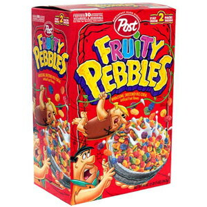 ポスト フルーティー ペブルズ シリアル、34 オンス ボックス Post Fruity Pebbles Cereal, 34 Ounce Box