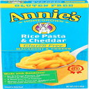 アニーズ自家製グルテンフリーライスパスタとチェダーチーズ -- 6オンス Annie's Homegrown Gluten Free Rice Pasta an...