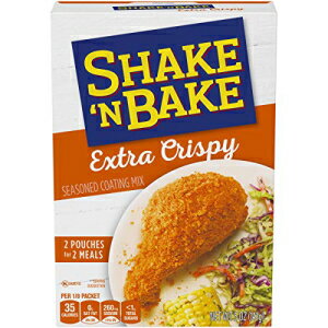 シェイク アンド ベイク エクストラ クリスピー シーズニング コーティング ミックス (2 ct パケット) Shake 'N Bake Extra Crispy Seasoned Coating Mix (2 ct Packets)