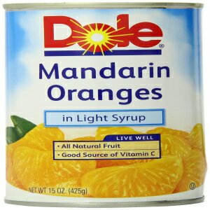 Dole マンダリンオレンジ ライトシロップ入り 15オンス缶 (6個パック) Dole Mandarin Oranges in Light Syrup, 15 Ounce Cans (Pack of 6) Dole マンダリンオレンジ ライトシロップ入り 15オンス缶 (6個パック) Dole Mandarin Oranges in Light Syrup, 15 Ounce Cans (Pack of 6)