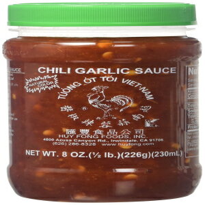 Huy Fong, Chili Garlic Sauce, 8-Ounce Jars (Pack of 6)