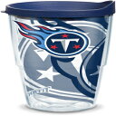 Tervis NFL Tennessee Titans Tumbler with Lid, 1 Count (Pack of 1), Clear