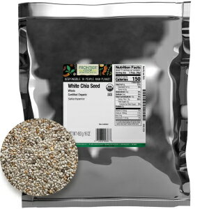 Frontier Co-op Frontier Bulk Chia Seed, White Whole, Organic, 1 Pound Frontier Co-op Frontier Bulk Chia Seed, White Whole, Organic, 1 Pound