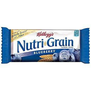 Kellogg's Nutri-Grain ˥塼ȥ 쥤 ꥢ С - ֥롼٥꡼ - 1.3  - 16 ct Ke...