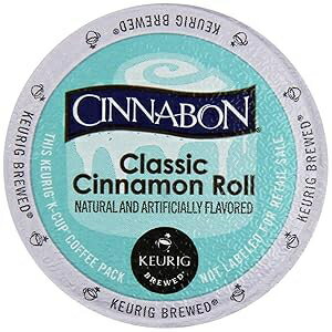 シナボン クラシック シナモンロール コーヒー キューリグ Kカップ 36個 Cinnabon Classic Cinnamon Roll Coffee Keurig K-Cups, 36 Countのサムネイル