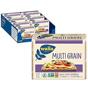 Wasa ޥ쥤󥯥ꥹץ֥åɡ9.7  (8 ĥѥå) Wasa Multi Grain Crispbread, 9.7...