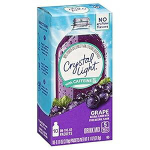 ꥹ 饤 졼 ե졼С ɥ ߥå 10ct (3 ĥѥå) Crystal Light Grape Flavo...