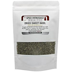 スパイス愛好家 ドライスイートバジル - 4オンス Spice Enthusiast Dried Sweet Basil - 4 oz スパイス愛好家 ドライスイートバジル - 4オンス Spice Enthusiast Dried Sweet Basil - 4 oz