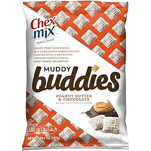 Chex スナックミックス、マディバディ、ピーナッツバターとチョコレート、10.5オンス（4個パック） Chex Mix Chex Snack Mix, Muddy Buddies, Peanut Butter and Chocolate, 10.5 Ounce (Pack of 4)