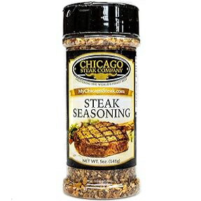 CHICAGO STEAK COMPANY DELIVERING THE WO Chicago Steak Company Seasoning