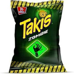 バルセルタキス ゾンビハバネロとキュウリのトルティーヤチップス 4オンス 4個入りボックス Barcel Takis Zombie Habanero and Cucumber Tortilla Chips 4oz Box of 4のサムネイル