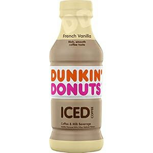 ダンキンドーナツ フレンチバニラアイスコーヒーボトル、13.7液量オンス Dunkin' Donuts French Vanilla Iced Coffee Bottle, 13.7 fl oz