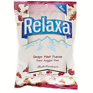 饯 ǥ 졼 ߥȡ135  Relaxa Candy Grape Mint, 135 gram
