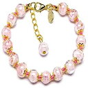 Venice Glass Secrets Authentic Murano Glass Bracelet Handmade In Italy Aventurine Glass Beads Hand Blown Glass