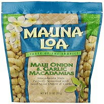マウナロアマカダミア、マウイオニオン＆ガーリック、11オンスパッケージ Mauna Loa Macadamias, Maui Onion & Garlic, 11-Ounce Packages