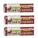 リーガルクラウン ハードキャンディ 3個パック - サワーチェリー味 - 個別包装 Reeds Regal Crown Hard Candy 3 Pack - ...