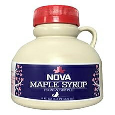 Nova メープル シロップ - 純粋なグレード A メープル シロップ (ハーフ パイント) Nova Maple Syrup - Pure Grade-A Maple Syrup (Half Pint)