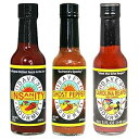Dave's グルメ スーパー スパイシー ホット ソース ギフト パック、Dave's オリジナル インサニティ ソース、ゴースト ペッパー ホット ソース、...