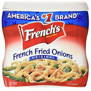 フレンチオリジナル フレンチフライドオニオン 3(3個) 6オンス缶 French's ORIGINAL French Fried Onions-3 (three) 6oz cans フレンチオリジナル フレンチフライドオニオン 3(3個) 6オンス缶 French's ORIGINAL French Fried Onions-3 (three) 6oz cans