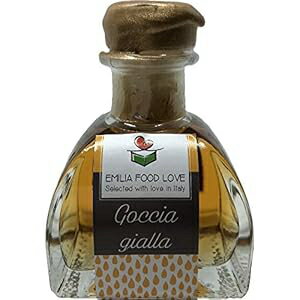 GOCCIA GIALLA バルサミコふじりんごドレッシング - イタリア製 - EMILIA FOOD LOVE イタリアで愛を込めて厳選 - 1.7 液量オンス - 50 ML GOCCIA GIALLA Balsamic Fuji Apple Dressing - Made in Italy - EMILIA FOOD LOVE Selected with lo