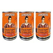 ラ モレーナ チポトレ ペッパーのアドボソース添え (3 パック、合計 39.39 オンス) La Morena Chipotle Peppers in Adobo Sauce (3 Pack, Total of 39.39oz)