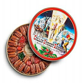 Collin Street Bakery DeLuxe Fruitcake - Pecans, Pineapple, Papaya, Cherries, Raisins, & Honey - Giftable Tin - Baked in Texas Since 1896 - Regular Size 7