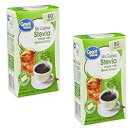 2個パック - お買い得なカロリーゼロステビア甘味料パケット、80ctボックス Pack of 2 - Great Value No Calorie Stevia Sweetener Packets, 80ct Box