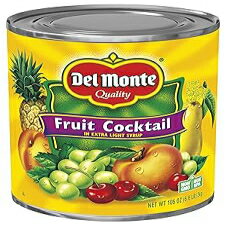 デルモンテ 缶詰フルーツカクテル エクストラライトシロップ入り 106オンス (6個パック) Del Monte Can..