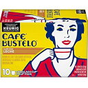 Bustelo Cafe Con K カップ ポッド キューリグ ブルワーズ用、レーチェ、10 個 Cafe Bustelo Bustelo Cafe Con K Cup Pods For Keurig Brewers, Leche, 10 Count