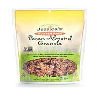 Jessica's Natural Foods グルテンフリー ピーカン アーモンド グラノーラ 11 オンス - 全天然グラノーラ、非遺伝子組み換え朝食用シリアルとスナック、グルテンフリー認定 - ピーカンアーモンド Jessica's Natural Foods Gluten-Free Pecan Almond Gra