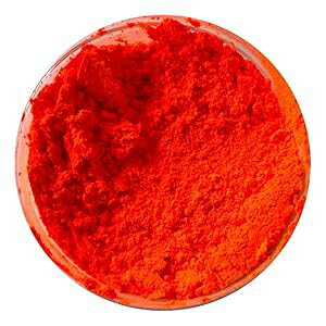 FLUORESCENT NEON LUMINOUS TANGERINE ORANGE Petal Dust (4 grams each container) t By Oh! Sweet Art Corp