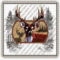 1/4 シートケーキ - 鹿狩りの誕生日 - 食用ケーキまたはカップケーキトッパー Whimsical Practicality 1/4 Sheet Cake - Deer Hunting Birthday- Edible Cake or Cupcake Topper