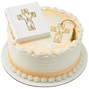 宗教聖書とクロスケーキトッパー Decopac Religious Bible and Cross Cake Topper 宗教聖書とクロスケーキトッパー Decopac Religious Bible and Cross Cake Topper