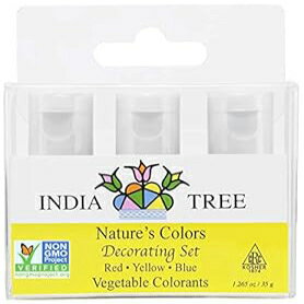 India Tree Nature's Colors デコレーションセット、1.265オンス India Tree Nature's Colors Decorating Set, 1.265 Ounce