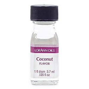 LorAnn Oils LorAnn Coconut SS Flavor, 1 dram bottle (.0125 fl oz - 3.7ml - 1 teaspoon)