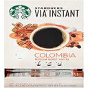スターバックス ヴィア インスタント コロンビア ミディアム ロースト コーヒー - 100% アラビカ インスタント & マイクログラウンド コーヒー - 50 CT パケット Starbucks Via Instant Colombia Medium Roast Coffee - 100% Arabica Instant
