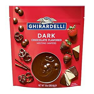 ギラデリ メルティング ウエハース、ダーク チョコレート、10 オンス Ghirardelli Melting Wafers, Dar..