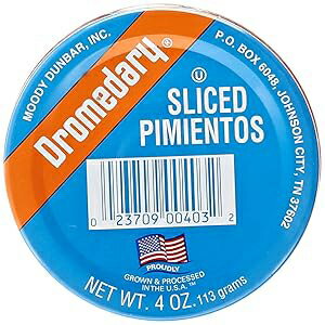 ヒトコブラクダのスライスピミエントス、4オンス Dromedary Sliced Pimientos, 4 oz ヒトコブラクダのスライスピミエントス、4オンス Dromedary Sliced Pimientos, 4 oz