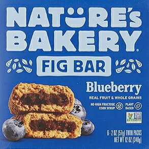 Nature's Bakery ブルーベリー イチジク バー、2 オンス、6 カラット Nature's Bakery Blueberry Fig Bars, 2 Oz, 6 Ct Nature's Bakery ブルーベリー イチジク バー、2 オンス、6 カラット Nature's Bakery Blueberry Fig Bars, 2 Oz, 6 Ct