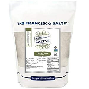 フレンチ グレー シー ソルト 2 ポンド バッグ ファイン グレイン - Sel Gris by San Francisco Salt Company French Grey Sea Salt 2 lb. Bag Fine Grain - Sel Gris by San Francisco Salt Company