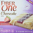 ファイバーワン チーズケーキバー ストロベリーチーズケーキ (4個入) Fiber One Cheesecake Bars, Strawberry Cheesecake (Pack of 4)(4)