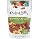 Orchard Valley Harvest、クランベリー アーモンド カシュー トレイル ミックス、1.85 オンス (14 個パック)、非遺伝子組み換え、人...