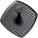 ル・クルーゼ エナメル鋳鉄 パニーニ プレス 9 インチ リコリス Le Creuset Enameled Cast Iron Panini Press, 9