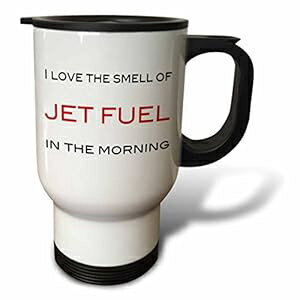 3dRose I Love The Smell of Jet Fuel in The Morning꡼ ƥ쥹 ȥ٥...