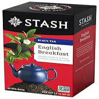 Stash Tea English Breakfast Black Tea - Caffeinated, Non-GMO Project Verified Premium Tea with No Artificial Ingredients, 20 Count (Pack of 6) - 120 Bags Total