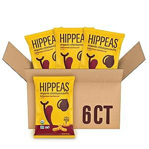 Hippeas Organic Chickpea Puffs, Bohemian Barbecue, 4 Ounce (Pack of 6)...