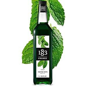 1883 メゾン ルータン - グリーン ミント シロップ - フランス製 - ペットボトル 1リットル 1883 Maison Routin - Green Mint Syrup - Made in France - PET Bottle 1 Liter