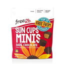 Free 2b Foods ダークチョコレート サンカップ ミニ グルテンフリー、乳製品フリー、ナッツフリー、大豆フリー - 4.2 オンス (6個入り) Free 2b Foods Dark Chocolate Sun Cups Minis Gluten-Free, Dairy-Free, Nut-Free and Soy-Free - 4.2 O
